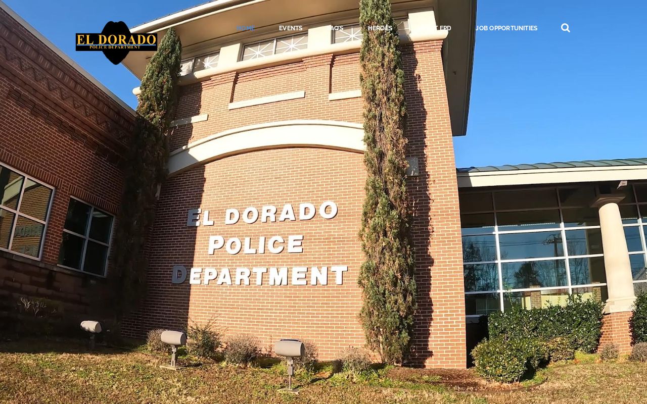 El Dorado Police Department official website and contact information